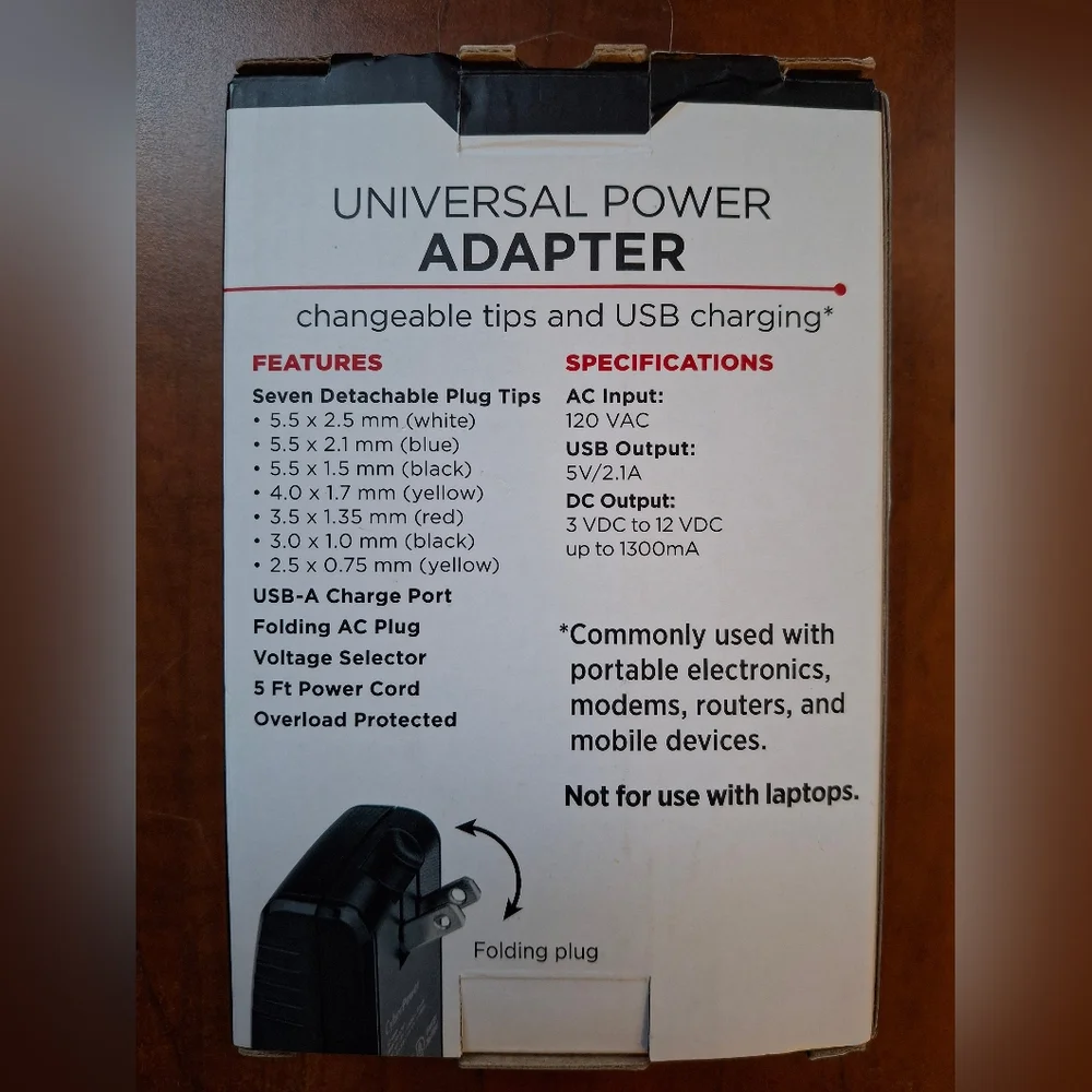 CyberPower Universal Power Adapter CPUAC1U1300